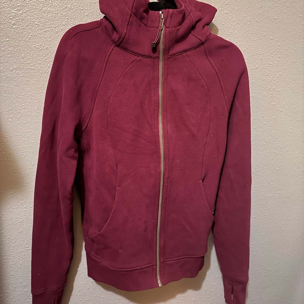 Lululemon Athletica Maroon Hoodie